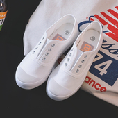 低帮乐福鞋 小白鞋 帆布鞋 蓓尔2025春新款 女 学生女鞋 平底鞋 6515
