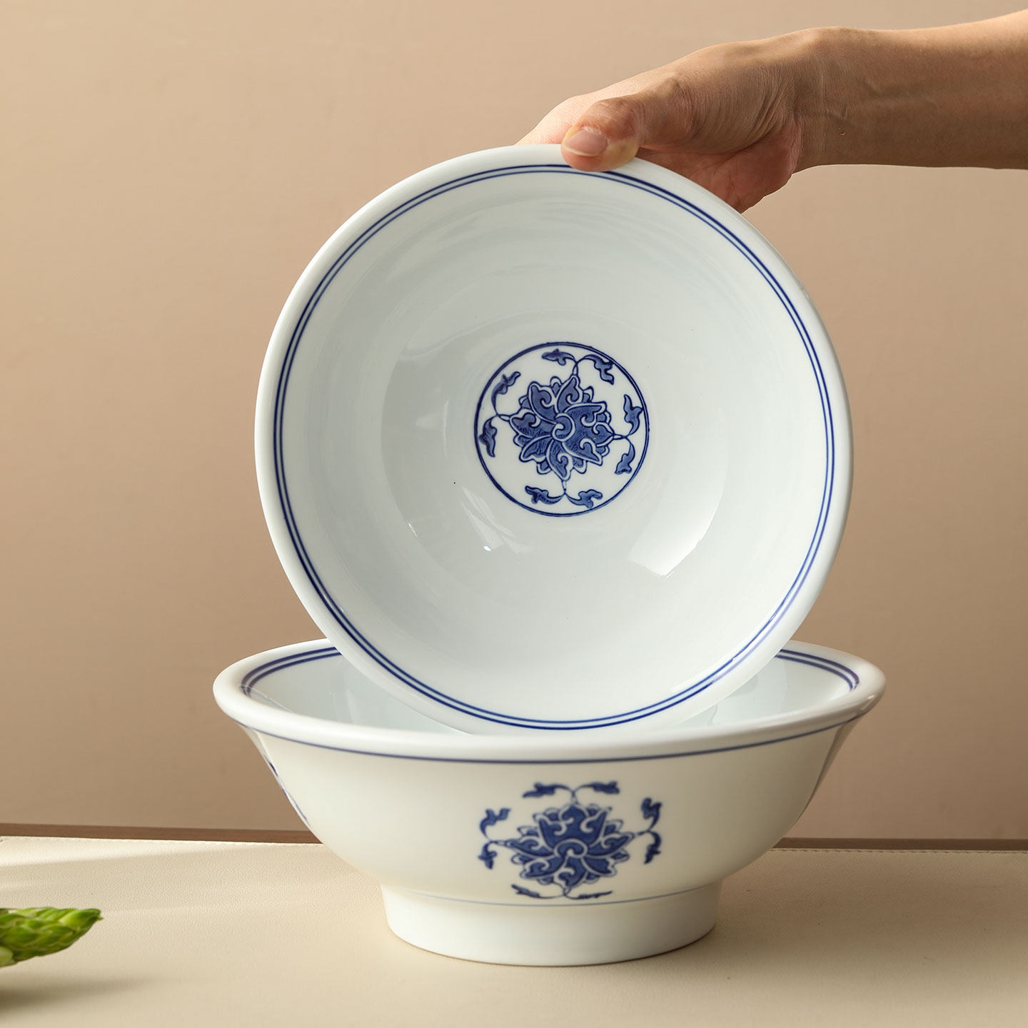 湘菜小炒碗餐具专用碗特色餐具大碗辣椒炒肉菜碗加厚耐用耐磨损
