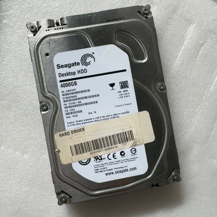 拆机希捷4T机械硬盘3.5寸SATA接口 台式监控硬盘 无坏道 包测试好