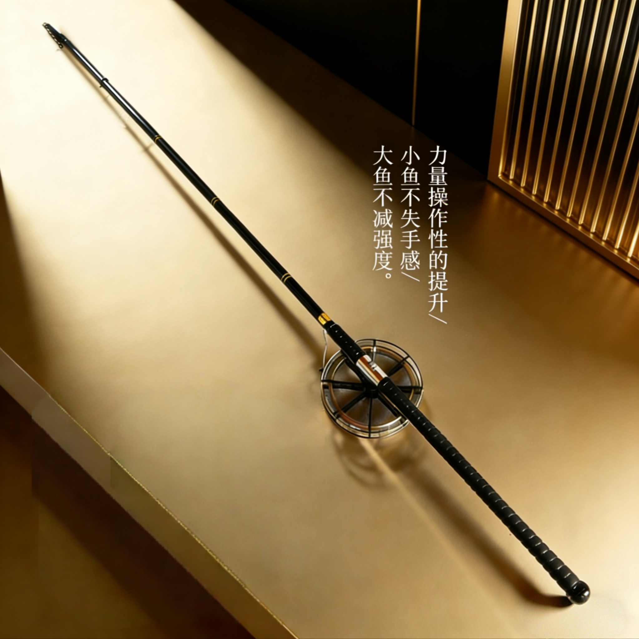 新款盘车竿溪流冲钓杆3.6米超轻硬28调碳素鱼竿腰力强十斤无压力