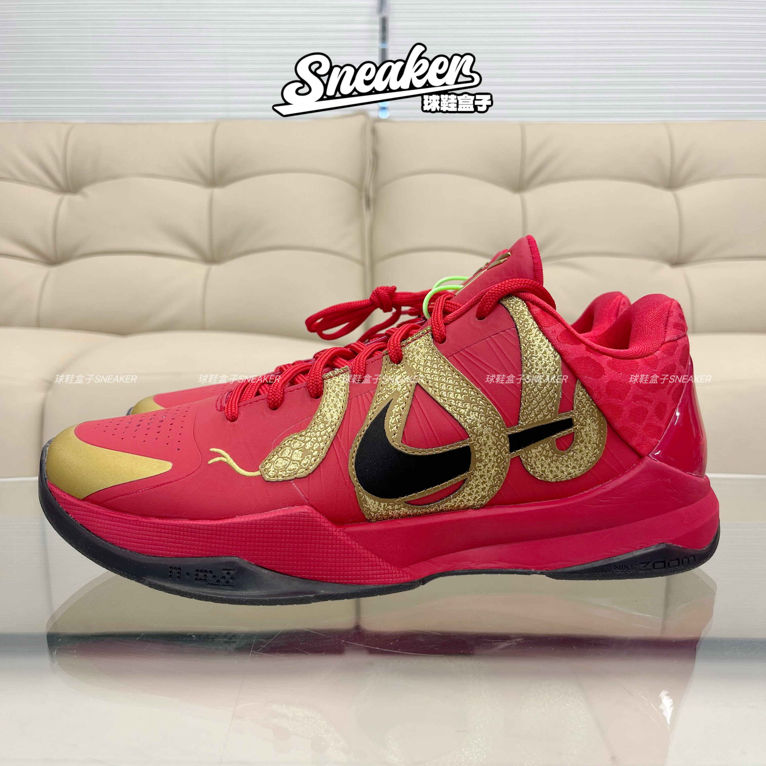 极速发货 Nike Zoom Kobe 5 科比5 耐磨包裹性篮球鞋 HF5182-600