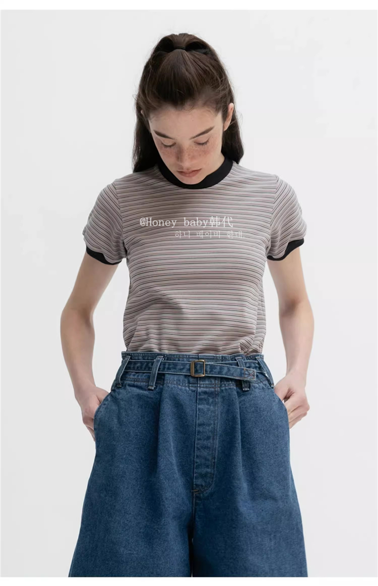 直邮正品修身新viaplain短袖t恤