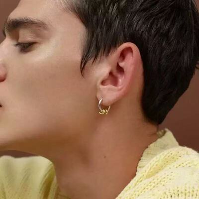 正品冷淡风简约气质金属耳环耳钉