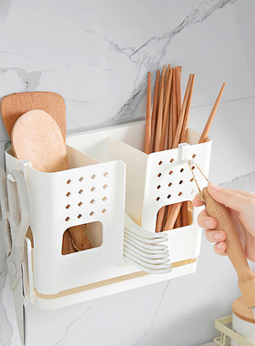 筷子盒壁挂式放筷子的置物架筷子架家用厨房收纳筷子装勺子筷笼子