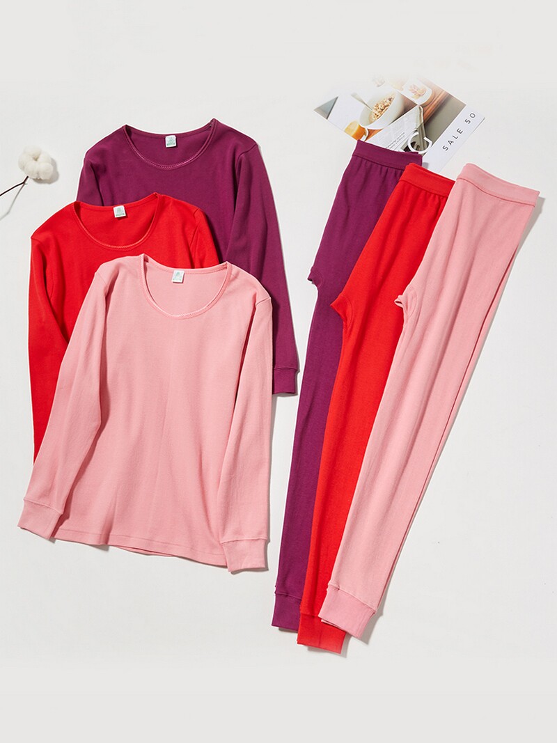 AB 빅 레드 동물 년 속옷 여성의 결혼식 신부 신랑 남성 항균 속옷 따뜻한 정장 가을 옷과 가을 바지