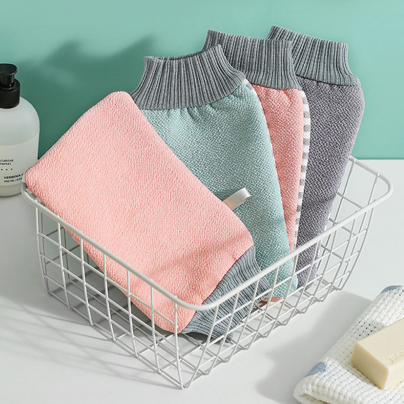 强力不疼搓泥搓澡手套