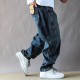 日系复古牛仔裤 高街直筒阔腿长裤 男春秋潮牌宽松休闲2025新款 美式