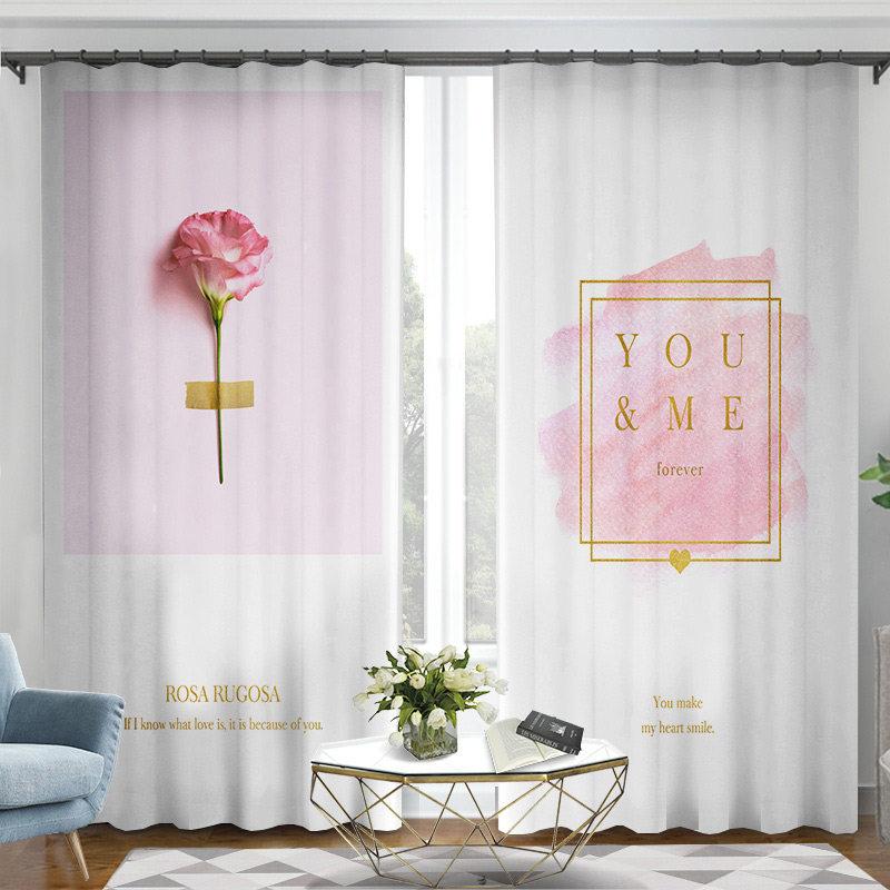 窗帘免打孔安装电动窗帘卧室少女飘窗窗帘遮光北欧风次卧小窗帘|ruв категории домашний ткань, занавес, занавес и аксессуары, Настроить занавес - от Buy2taobao.com для оказания профессиональной услуги покупки агента Taobao