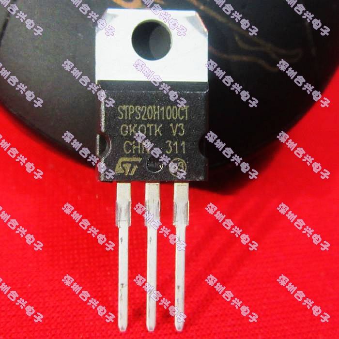 STPS20H100CT  TO-220肖特基二极管真正全新原装！一换即好