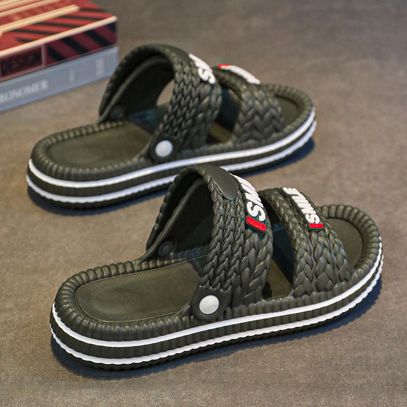 SANDALS MENS SUMMER WEAR HEEL DRIVER DRIVING SANDALS MENS SPORTS NON-SLIP PLATFORM SOLED BEACH SLIPPERS