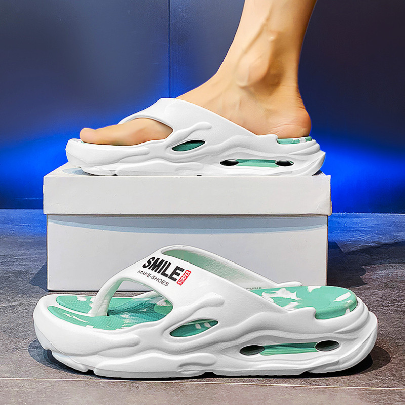 人字拖男士夏季外穿防滑耐磨夹脚拖鞋踩屎感厚底增高运动沙滩凉鞋,流行男鞋,人字拖,淘宝优惠券,粉丝福利购,淘宝优惠卷