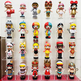 盲盒展示架泡泡玛特收纳盒亚克力盲盒展示柜亚克力乐高人仔展示框