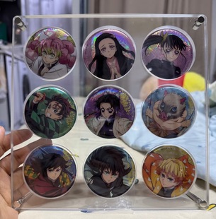 非人哉瑞幸鬼灭之刃吧唧徽章展示架吧唧展示框鬼灭之刃吧唧收纳盒