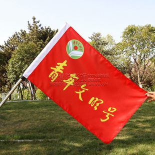 青年文明号旗帜2号3号4号青年旗志愿者旗旗帜定制超大旗帜定做旗