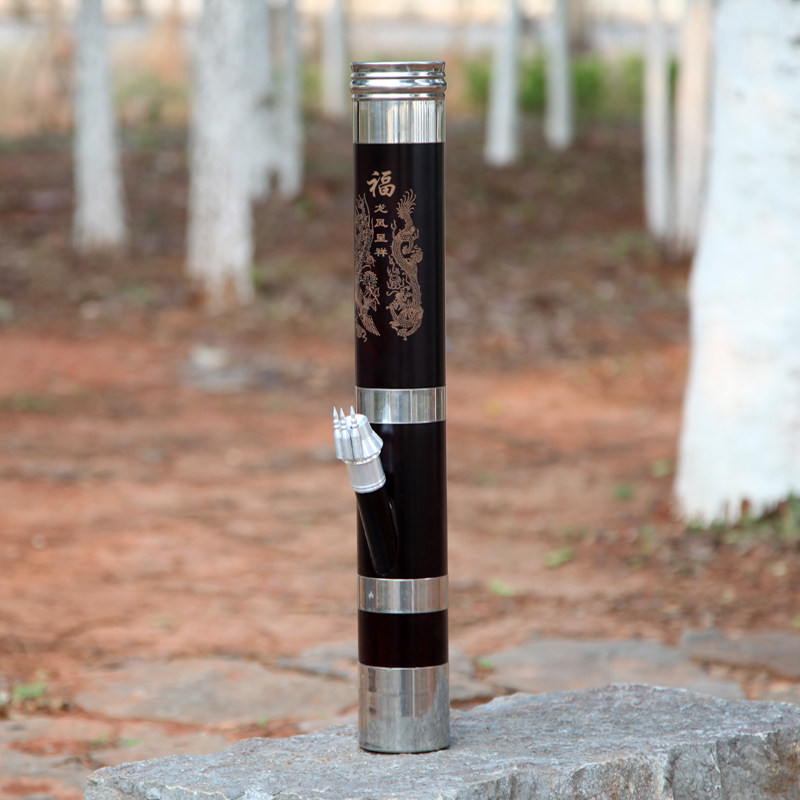 云南高档水烟筒实木水烟袋大中小号仿竹子直式特大烟锅水过滤烟具