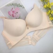 超厚胸罩小胸文胸 平胸a杯加厚8CM无钢圈聚拢调整型侧收无痕内衣