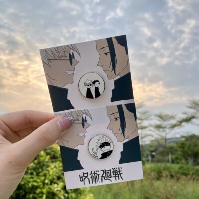 咒术回战五条悟夏油杰徽章胸针