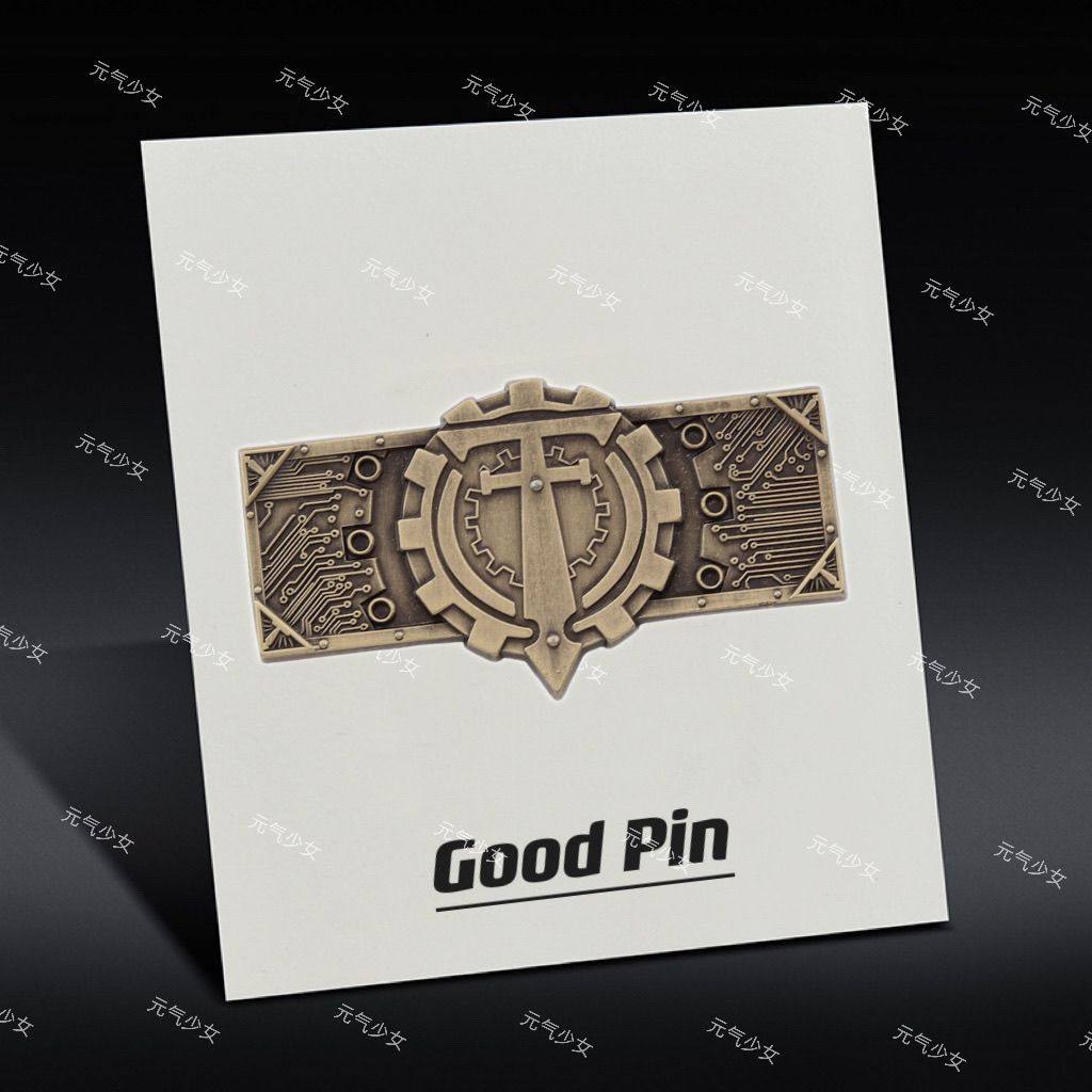 "机械神教"徽章复古金属军团标志胸针时尚游戏粉丝背包装饰礼物,模玩/动漫/周边/娃圈三坑/桌游,动漫徽章/立牌,淘宝优惠券,粉丝福利购,淘宝优惠卷
