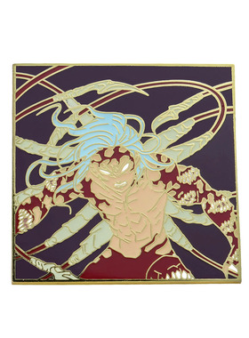 “鬼灭之刃无限城”鬼舞辻无惨动漫周边徽章鬼王金属胸针装饰品