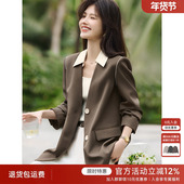 新款 XWI欣未假两件撞色拼接西装 外套女2025年春季 独特别致小西服