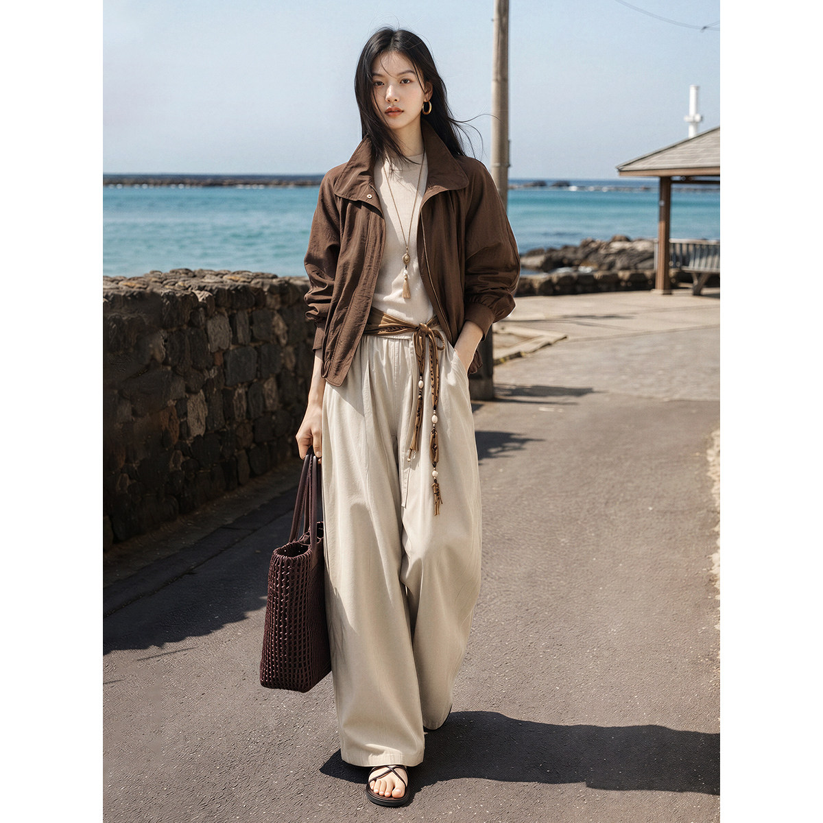 XWI欣未含莱赛尔短款外套女2026图片