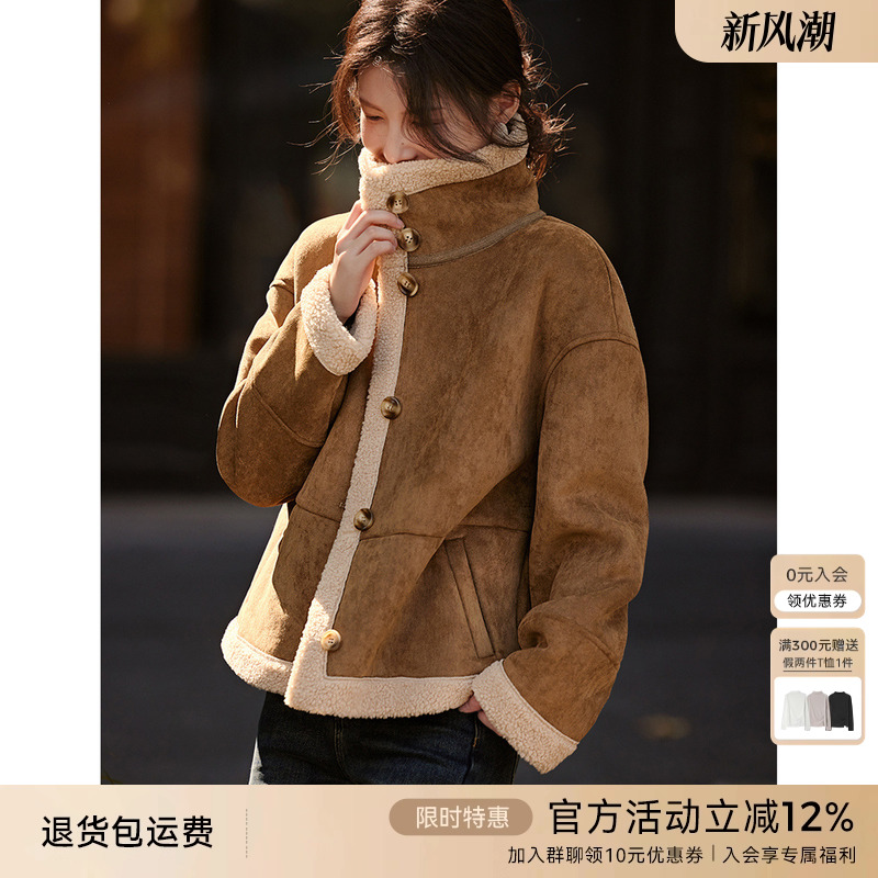 XWI/欣未美拉德加厚外套女冬