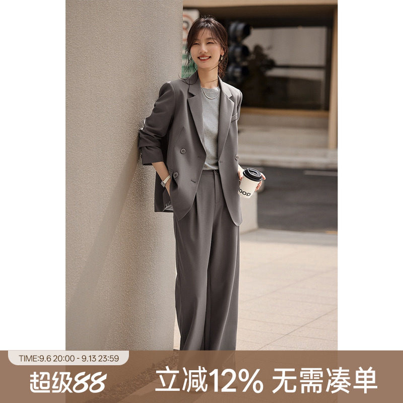 XWI欣未轻职场通勤百搭西装外套图片