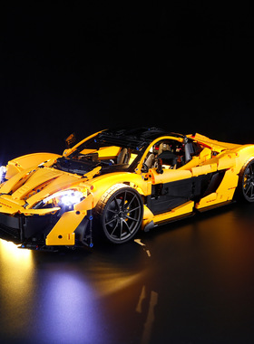YEABRICKS适用乐高42172迈凯伦P1跑车积木LED灯饰组装装饰灯光