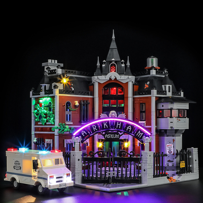 YEABRICKS灯饰适用76300阿卡姆