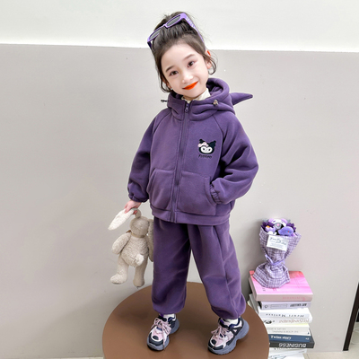 女童套装秋冬季2025新款加绒