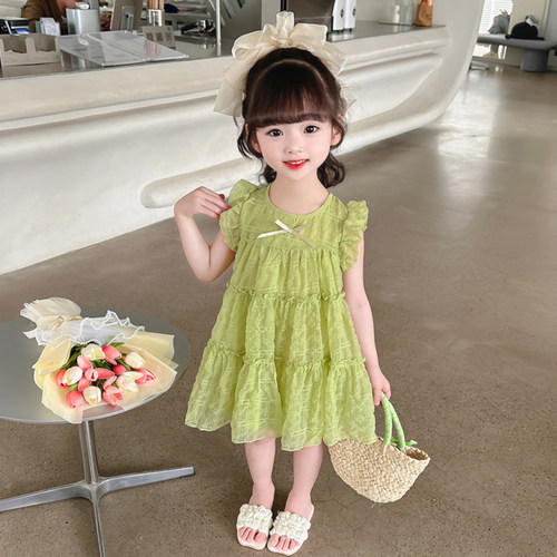 女童连衣裙夏季2023新款洋气
