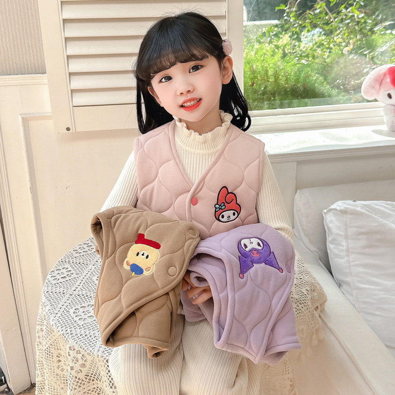 女童马甲秋冬2025新款儿童洋气美帝宝宝校服神器保暖加厚冬装背心,童装/婴儿装/亲子装,马甲,淘宝优惠券,粉丝福利购,淘宝优惠卷