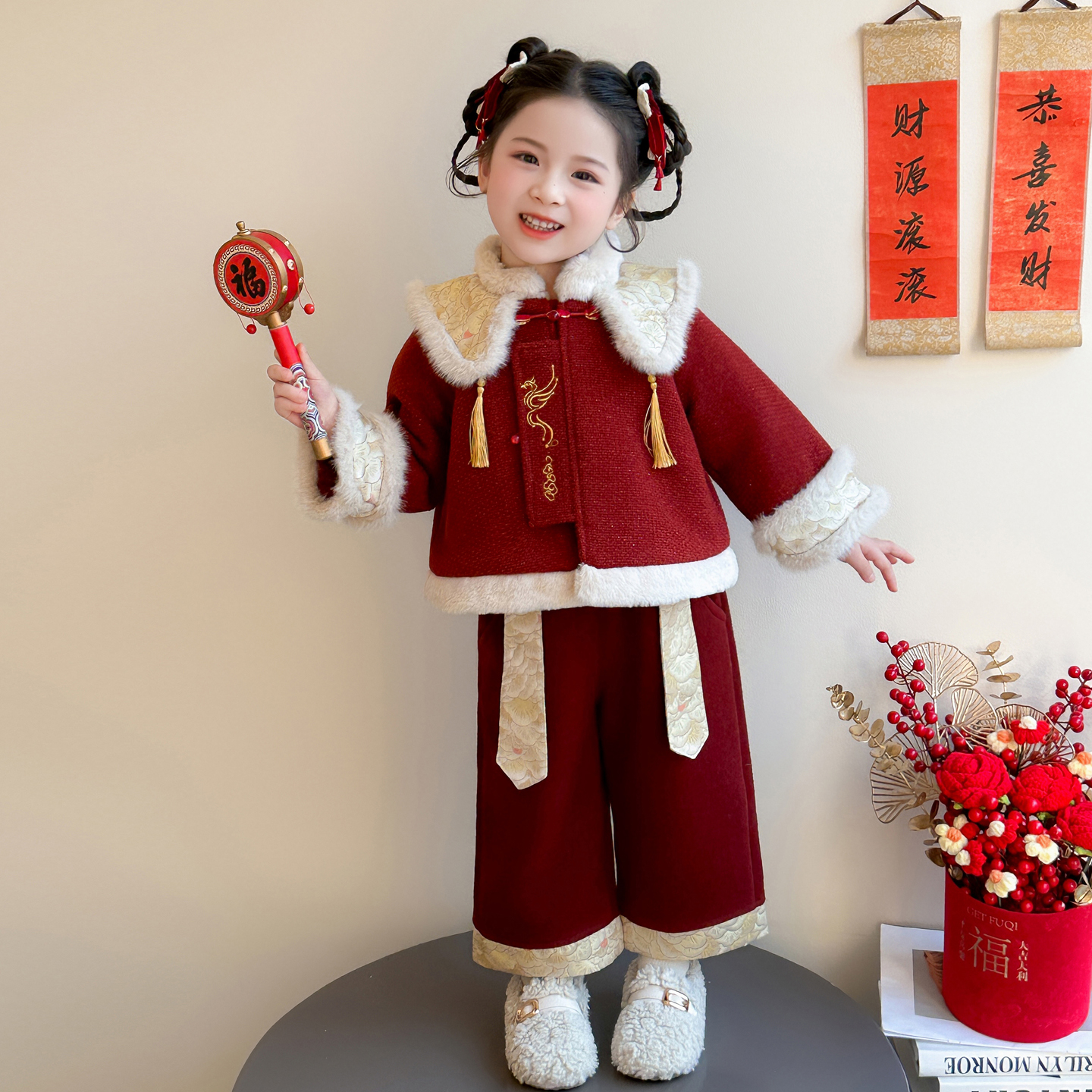 女童2025新款秋冬衣服洋气时髦