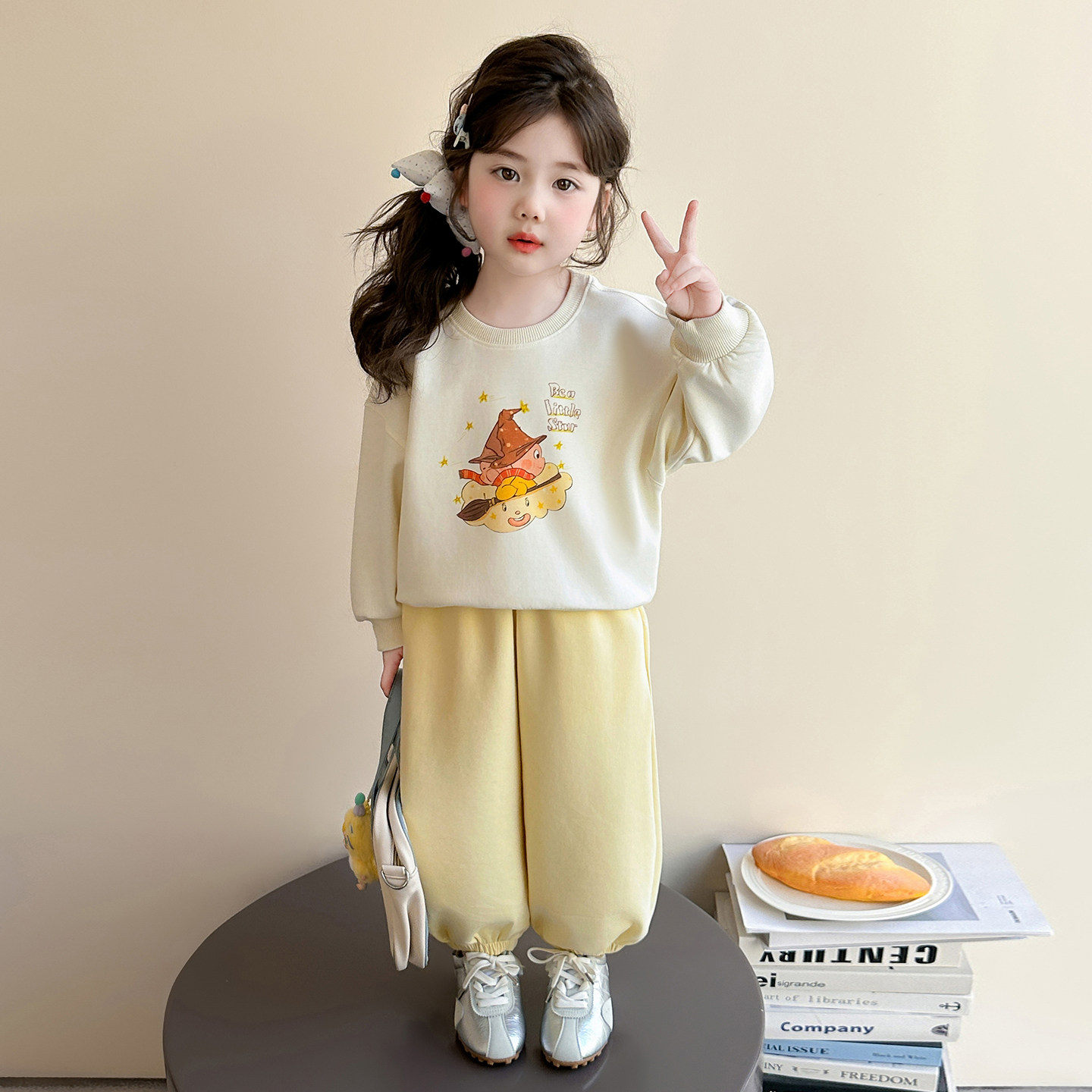 女童春秋款运动套装2026新款洋气时髦儿童女宝宝春季春装开春卫衣,童装/婴儿装/亲子装,套装,淘宝优惠券,粉丝福利购,淘宝优惠卷