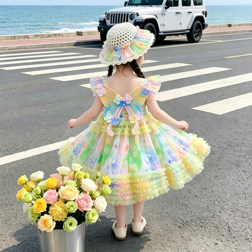 女童连衣裙2026新款小女孩超