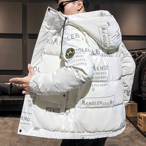 2022冬季新款男装羽绒服抗寒保暖亮面连帽外套DS-B247-MY19-P100图片