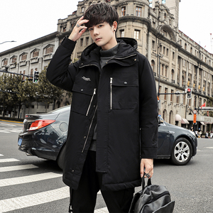 2023冬季新款中长款时尚连帽羽绒服时尚外套男DS-B247-7057-P175,男装羽绒服,电商B247