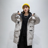 2022冬季新款中长款羽绒服连帽外套白鸭绒流行DS-B247-2129-P190，男装羽绒服，电商B247