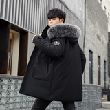 2022冬季新款狐狸毛羽绒服大毛领加厚外套男装DS-B247-2099-P200，男装羽绒服，电商B247