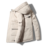 2020电商B247冬季新款男士羽绒服中长款户外工装外套MY059-P110，男装羽绒服，电商B247