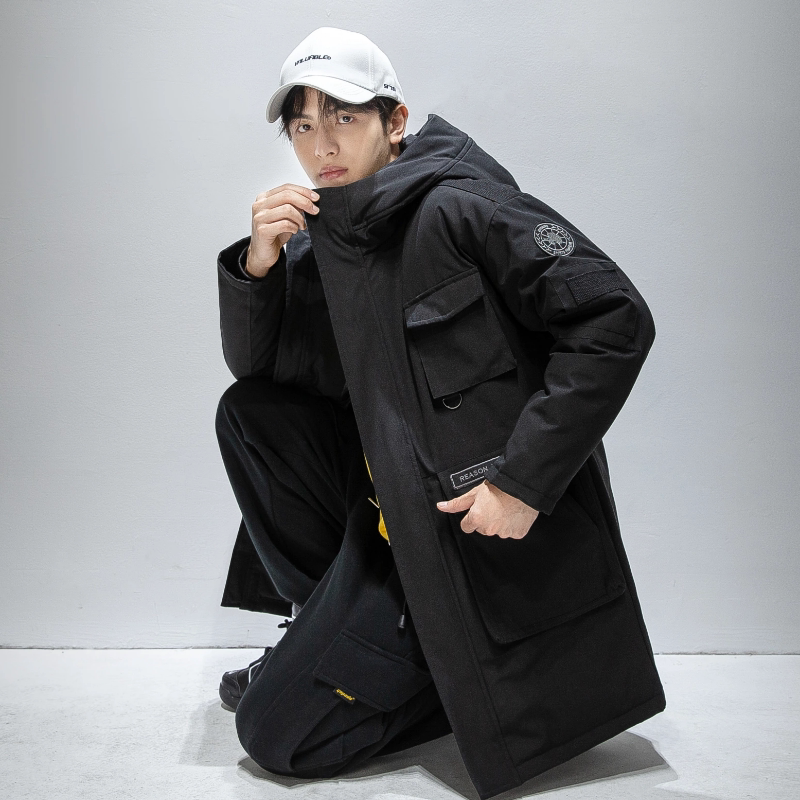 2022冬季新款中长款羽绒服青春流行外套潮男装DS-B247-2129-P190,男装羽绒服,电商B247