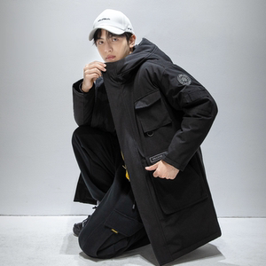 2022冬季新款中长款羽绒服青春流行外套潮男装DS-B247-2129-P190图片