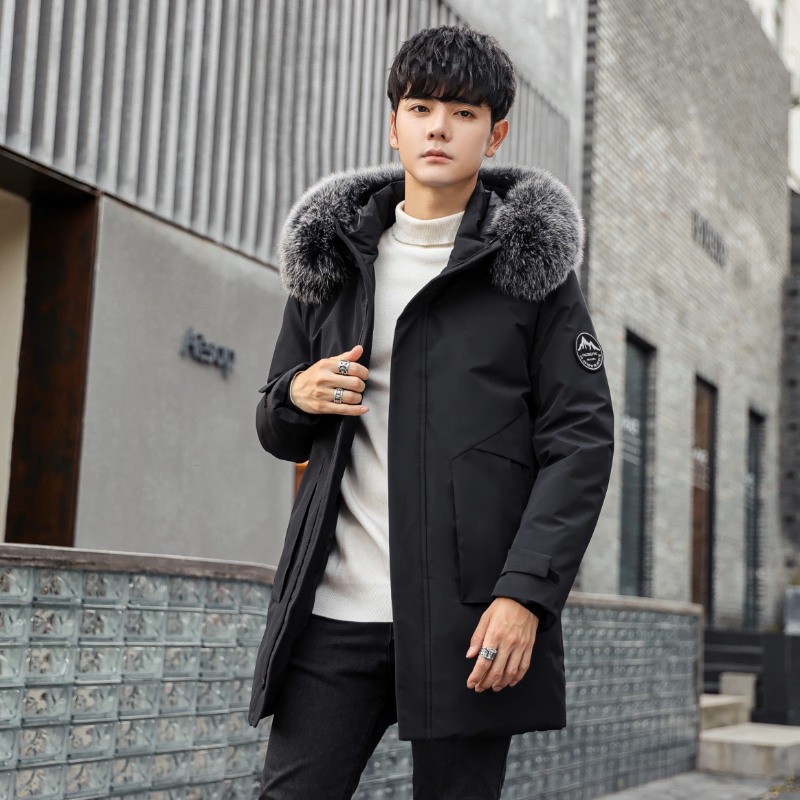 2022冬季新款白鸭绒羽绒服大毛领加厚抗寒外套DS-B247-2099-P200,男装羽绒服,电商B247