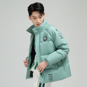 冬季保暖标白鸭绒连帽外套羽绒服情侣款 笑脸款B247-239-p125图片