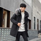 2022冬季新款狐狸毛羽绒服大毛领加厚外套男装DS-B247-2099-P200，男装羽绒服，电商B247