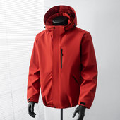 春款 P63 688 户外运动远足攀登防风防水冲锋连帽夹克情侣款 B247