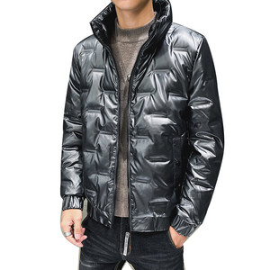2022冬季新款白鸭绒羽绒服加厚保暖亮面外套男DS-B247-Y821-P85图片