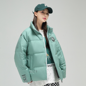 冬季保暖标白鸭绒连帽外套羽绒服情侣款 笑脸款B247-239-p125图片