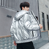 2020电商B247冬季新款短款青少年休闲加厚亮面羽绒服男潮869-P200，男装羽绒服，电商B247