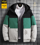 2021电商B247冬季新款加厚白鸭绒羽绒服拼色时尚工装MY801-P135，男装羽绒服，电商B247